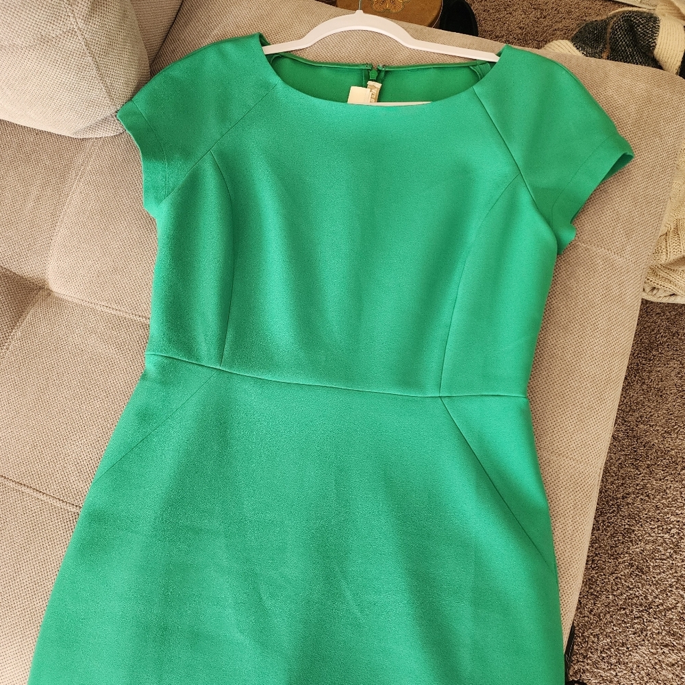 J. Crew Green Midi Dress - Picture 3 of 7